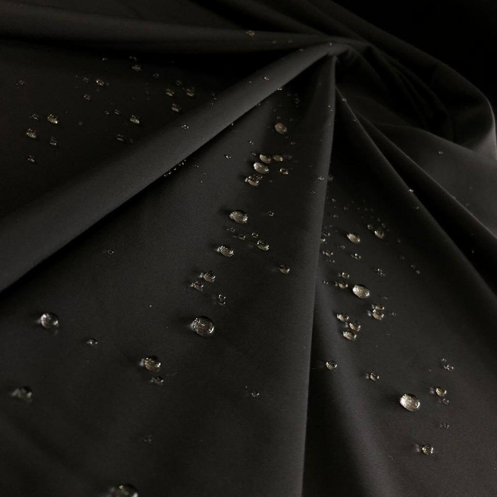 Premium Black Solid Color Nylon Lycra Spandex Fabric 4 Way Stretch By Yard  (203-1) Spandex Fabric