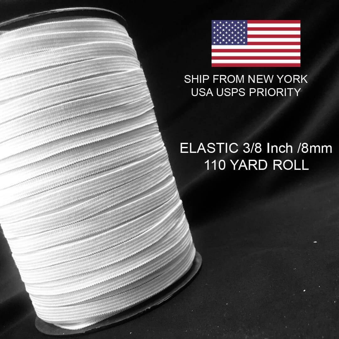 Elastic Bands For Sewing 1/4 Inch, 25 Yard Elastic String For